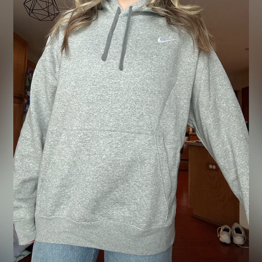 Nike Heather Gray Pullover Hoodie
